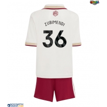 Otroški Nogometni dresi Arsenal Martin Zubimendi #36 Tretji 2025-26 Kratek Rokav (+ Kratke hlače)